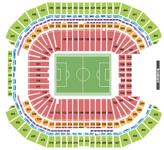 State Farm Stadium Copa America Seating Chart